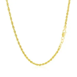 Unbranded 35602-16 2.0mm 14k Yellow Gold Light Rope Chain Size: 16''