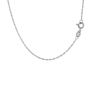 Unbranded 39403-24 14k White Gold Singapore Chain 1.0mm Size: 24''