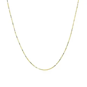 Unbranded 27999-24 14k Yellow Gold Classic Box Chain 0.6mm Size: 24''