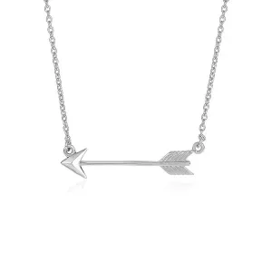 Unbranded 04304-18 Necklace With Arrow In Sterling Silver Size: 18''