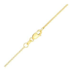 Unbranded 99864-18 14k Yellow Gold Diamond Cut Rolo Chain 1.1mm Size: 