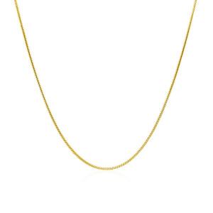 Unbranded 38699-18 14k Yellow Gold Round Snake Chain 0.9mm Size: 18''