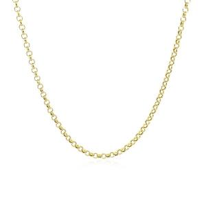 Unbranded 05643-18 10k Yellow Gold Rolo Chain 1.9mm Size: 18''