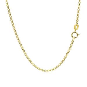 Unbranded 05643-18 10k Yellow Gold Rolo Chain 1.9mm Size: 18''