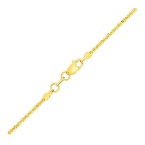 Unbranded 00800-18 14k Yellow Gold Sparkle Chain 1.5mm Size: 18''