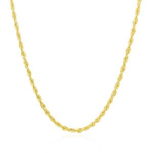 Unbranded 35602-18 2.0mm 14k Yellow Gold Light Rope Chain Size: 18''