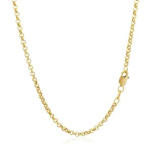 Unbranded 30740-20 2.3mm 14k Yellow Gold Rolo Chain Size: 20''