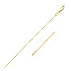 Unbranded 27999-17 14k Yellow Gold Classic Box Chain 0.6mm Size: 17''