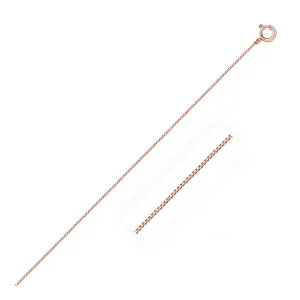 Unbranded 00710-16 14k Rose Gold Classic Box Chain 0.45mm Size: 16''