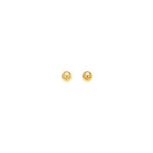 Unbranded 38877 14k Yellow Gold Polished Round Stud Earrings