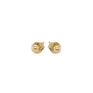 Unbranded 38877 14k Yellow Gold Polished Round Stud Earrings