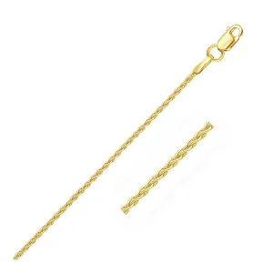 Unbranded 04686-18 14k Yellow Gold Round Chain 1.2mm Size: 18''