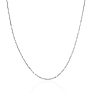 Unbranded 23416-18 10k White Gold Gourmette Chain 1.5mm Size: 18''