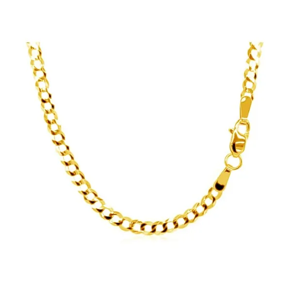 Unbranded 62337-20 2.4mm 10k Yellow Gold Curb Chain Size: 20''