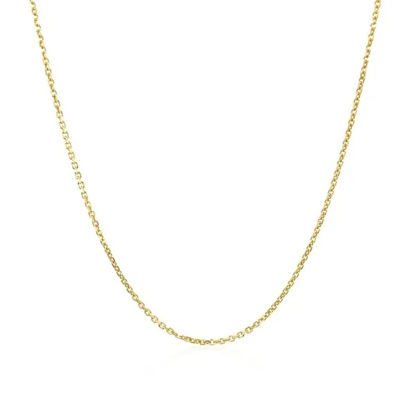 Unbranded 70007-16 10k Yellow Gold Cable Chain 1.1mm Size: 16''