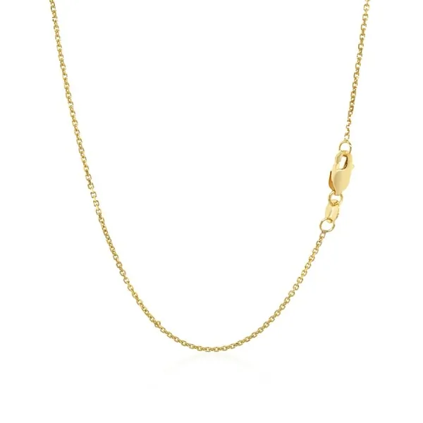 Unbranded 70007-16 10k Yellow Gold Cable Chain 1.1mm Size: 16''