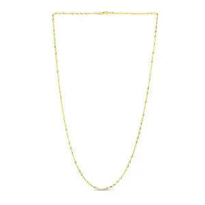 Unbranded 60485-16 14k Yellow Gold Singapore Chain 1.5mm Size: 16''