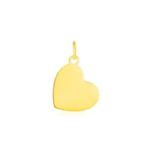 Unbranded 92026 14k Yellow Gold Heart Pendant