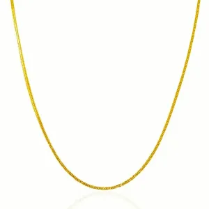 Unbranded 66060-18 14k Yellow Gold Foxtail 1.0mm Chain Size: 18''