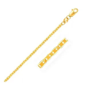 Unbranded 99704-16 10k Yellow Gold Mariner Link Chain 1.7mm Size: 16''