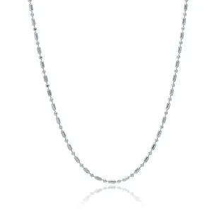 Unbranded 98687-20 Sterling Silver Rhodium Plated Bead Chain 1.5mm Siz