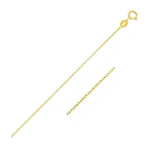 Unbranded 78566-16 14k Yellow Gold Oval Cable Link Chain 1.0mm Size: 1