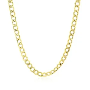 Unbranded 03666-18 4.4mm 10k Yellow Gold Curb Chain Size: 18''