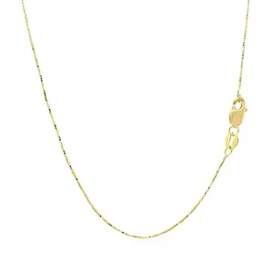 Unbranded 79676-16 18k Yellow Gold Box Chain 0.6mm Size: 16''