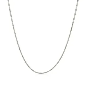 Unbranded 61399-16 14k White Gold Gourmette Chain 1.0mm Size: 16''