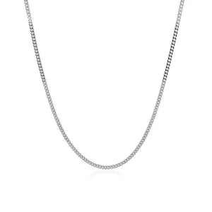 Unbranded 66565-18 14k White Gold Gourmette Chain 1.5mm Size: 18''