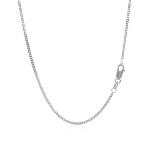 Unbranded 66565-18 14k White Gold Gourmette Chain 1.5mm Size: 18''