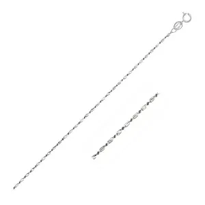 Unbranded 76687-20 14k White Gold Lumina Pendant Chain 0.8mm Size: 20'