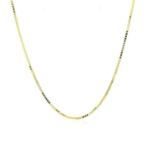 Unbranded 45679-22 10k Yellow Gold Classic Box Chain 1.0mm Size: 22''