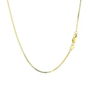 Unbranded 45679-22 10k Yellow Gold Classic Box Chain 1.0mm Size: 22''