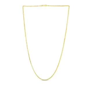 Unbranded 80768-16 14k 1.8mm Yellow Gold Square Wheat Chain Size: 16''