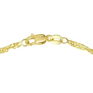 Unbranded 60485-18 14k Yellow Gold Singapore Chain 1.5mm Size: 18''