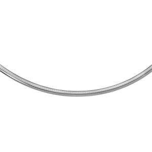 Unbranded 74458-18 Sterling Silver Classic Omega Chain Necklace (6.0mm