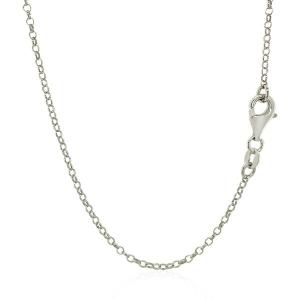 Unbranded 73626-18 Sterling Silver 18 Inch Leaf Motif Chain Necklace S