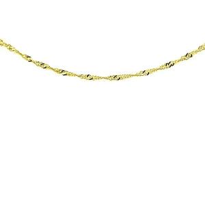 Unbranded 53607-20 2.1mm 14k Yellow Gold Singapore Chain Size: 20''