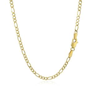 Unbranded 74365-18 3.0mm 10k Yellow Gold Solid Figaro Chain Size: 18''