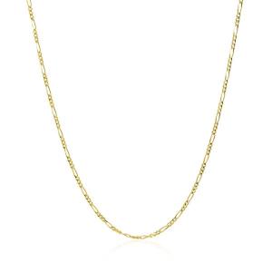 Unbranded 67131-24 14k Yellow Gold Solid Figaro Chain 1.3mm Size: 24''