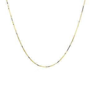 Unbranded 75284-18 14k Yellow Gold Classic Box Chain 0.45mm Size: 18''