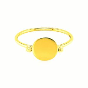 Unbranded 87244-7 14k Yellow Gold Ring With Polished Oval Size: 7