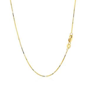 Unbranded 79879-24 14k Yellow Gold Classic Box Chain 0.7mm Size: 24''