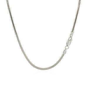 Unbranded 06485-20 Sterling Silver Snake Style Chain Size: 20''