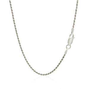 Unbranded 89978-20 Sterling Silver 1.4mm Diamond Cut Rope Style Chain 