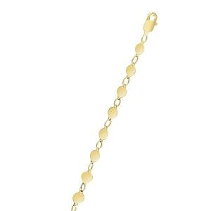 Unbranded 56748-7 14k Yellow Gold Bracelet With Polished Circles Size: