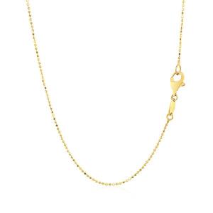 Unbranded 30966-17 14k Yellow Gold Necklace With Petite Polished Stars