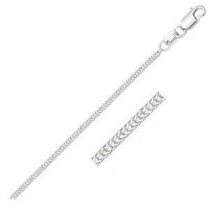 Unbranded 57887-18 14k White Gold Foxtail 1.0mm Chain Size: 18''