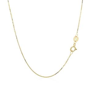 Unbranded 60170-17 14k Yellow Gold Classic Box Chain 0.6mm Size: 17''